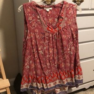 Beach lunch Lounge Flowy Tank